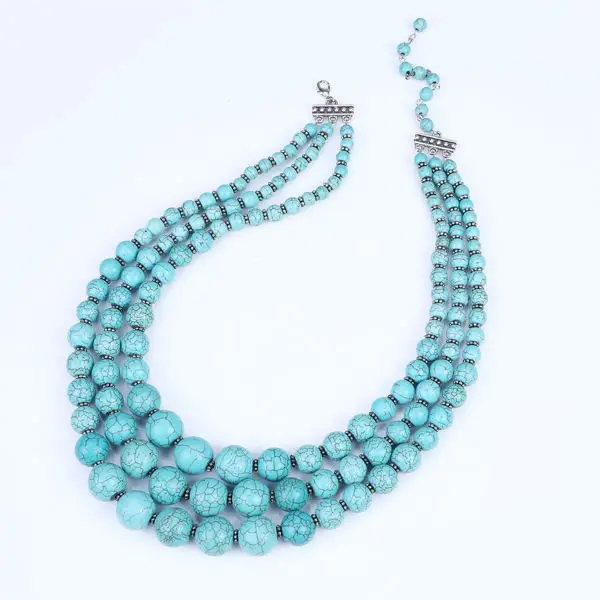 Blue Fashion Necklace Jewelry Made In Turkey Turquoise - Buy Jewelry ...
