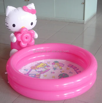 inflatable pool in shower