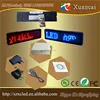 colorful frame emitting single color R/G/W/Y/B led scrolling message worldwide languages LED name Badge LED name Tag