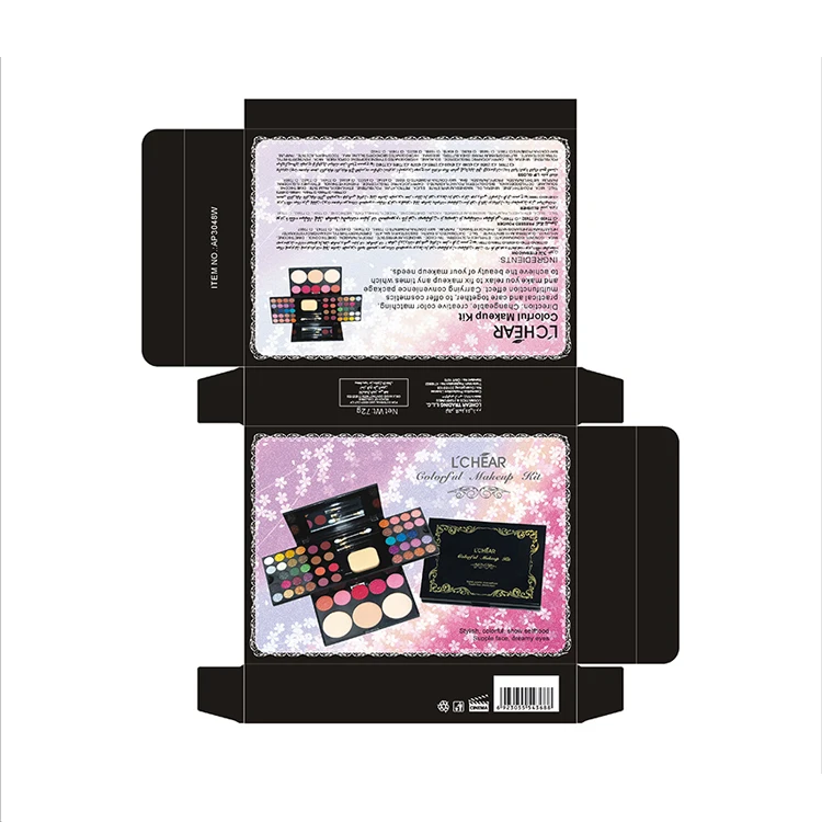 
Eyeshadow Palette Makeup Matte Shimmer Smudge Proof Eye Shadow + Compact Powder +Blush Make up Kit Cosmetic Lchear AP3048W 