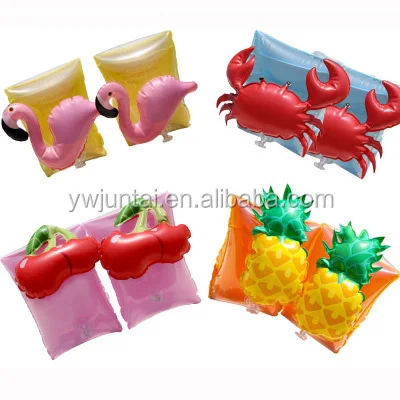 

Wholesale Animal Shape PVC Inflatable Arm Bands Floatation Sleeves Water Wings Swimming Arm Floats for Children