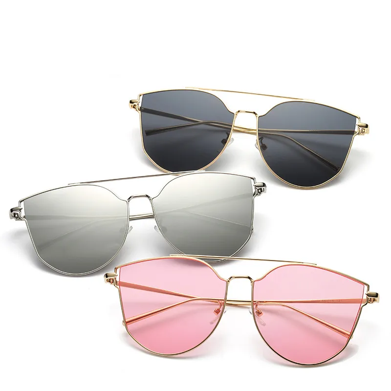 

2019 new fashion UV400 protection cat eye sunglasses for men and women