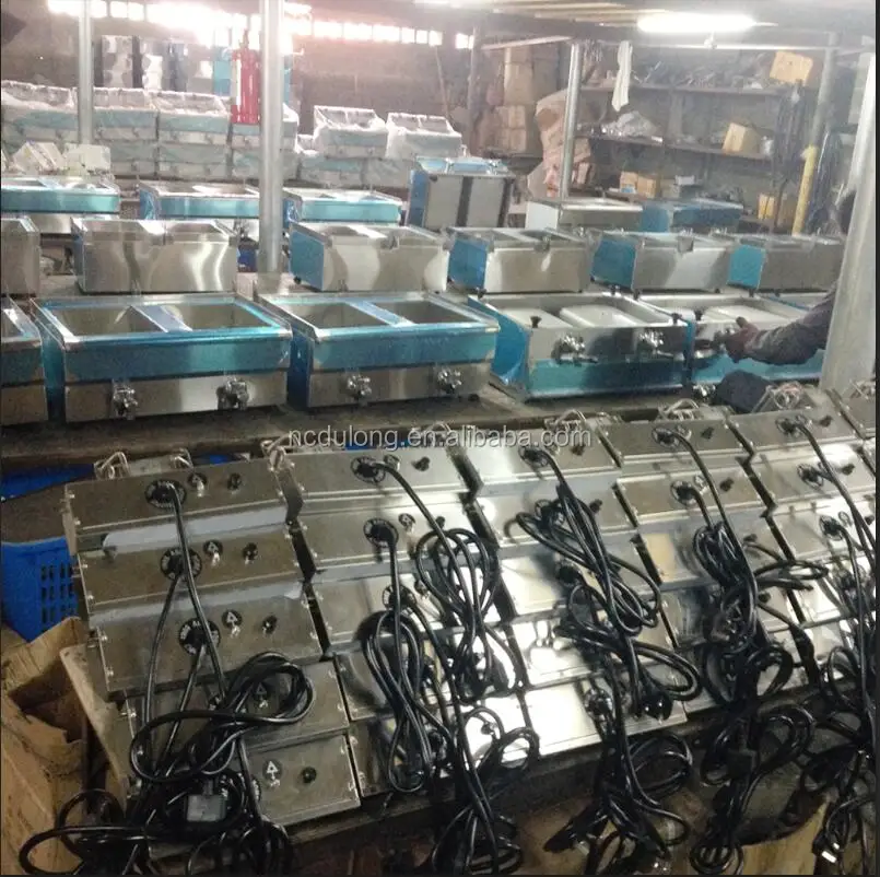 Stainless steel low wattage commercial electric deep fryer 10L for