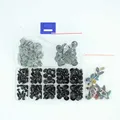 Plastic Craft Toy Dolls Eyes Safety Eyes Handmade toys Accessories Children DIY Dolls Accessories 100pcs black