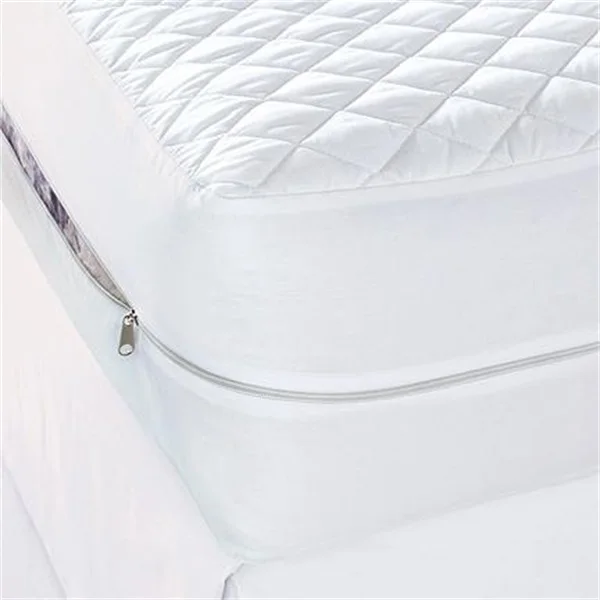 
waterproof Quilted Cal King Size Mattress Pad Cover with zipper  (60786732071)