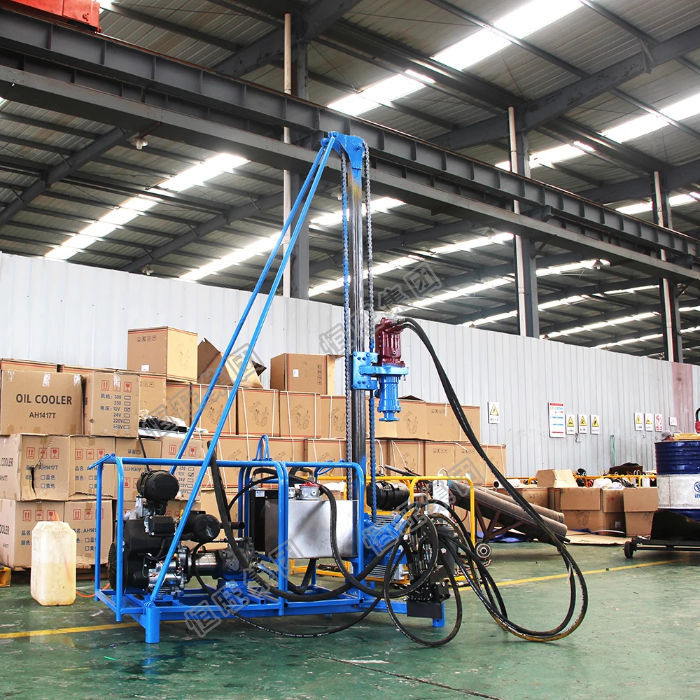 Best core drilling rig 50m depth for geological survey and hard rock