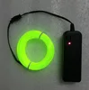 3 meter Novelty light up flexible wire neon colorful electro luminescent EL wire