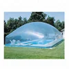 high quality PVC inflatable transparent pool dome / swimming pools cover dome/outdoor blow up pool tent