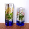 Round Painted Glass Flower Vase For Decoration