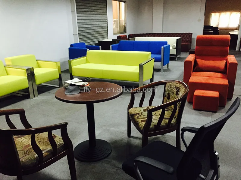 office sofa furniture design with steel frame