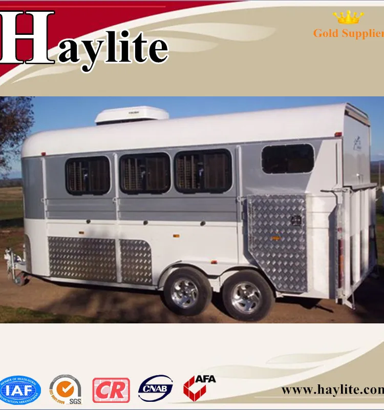 Durable deluxe 3 angle load horse float with living area.jpg