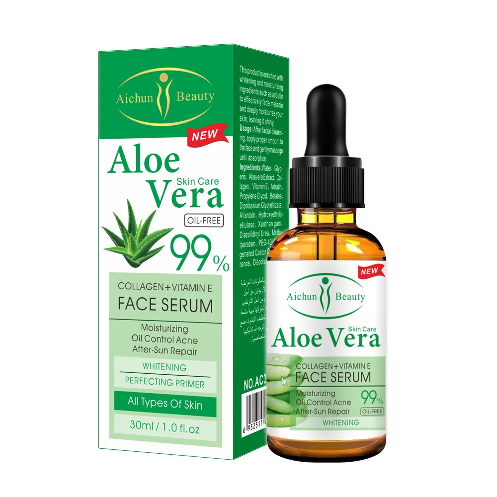

Aichun Beauty Aloe Vera Moisturizing Whitening Face Serum For All Skin