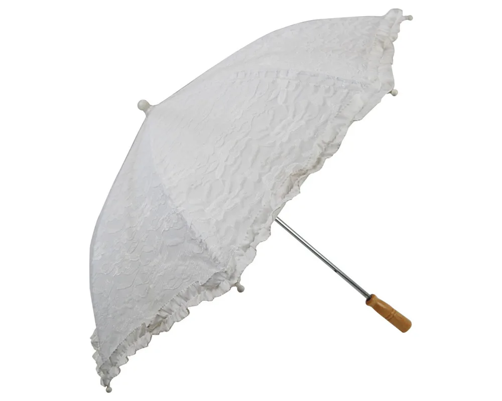 

Wholesale Wedding Elegant Lace Parasol Umbrella for Promotion, Customized