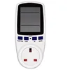 230V 13A LCD Digital Display battery powered Socket Plug with UK United Standards