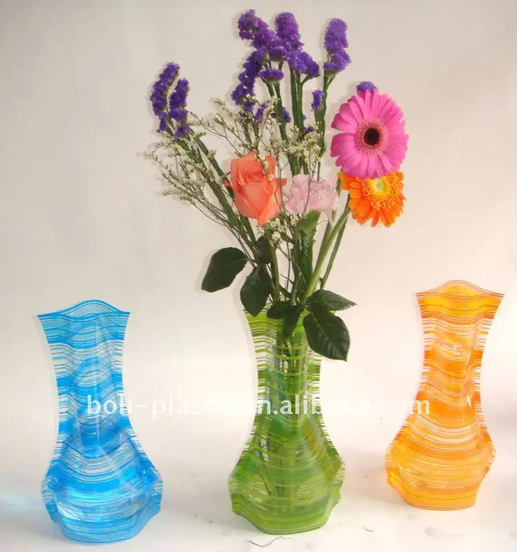 Plastic Folding Flower Vase Disposable Buy Disposable Flower