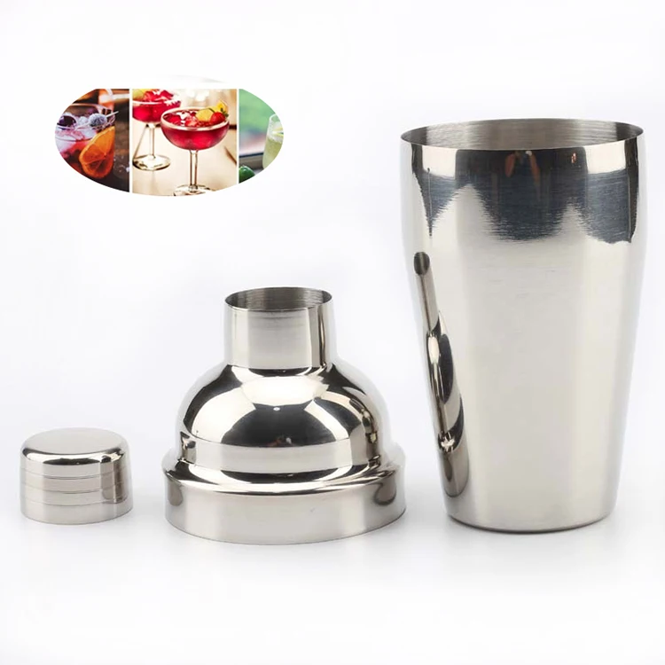 Amazon 2019 Hot Sale Stainless Steel Cocktail Shaker Set Mixer Bar Drink Bartender Tool Home Brewery Bar Accessories