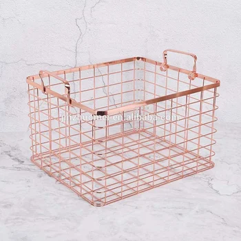 Metal Wire Food Organizer Storage Bin Baskets With Handles For Metal Wire Food Organizer Storage Bin