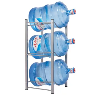 Metal Floor Standing 5 Gallon Water Dispenser Bottle Rack - Buy Metal ...