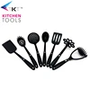 7PCS Hot sell PP handle black PA kitchen utensils
