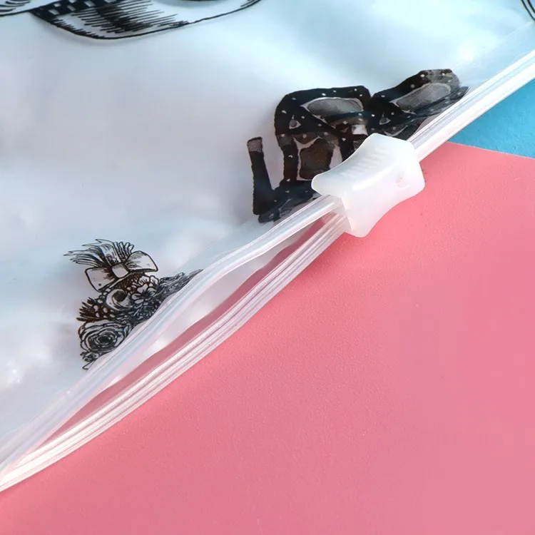 Zip Lock Plastic Bag Packaging Customized Plastic Bag With Logo Print