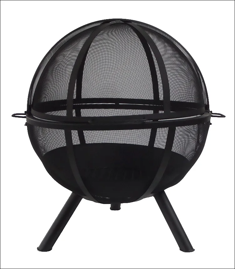 Modern Sphere Outdoor Steel Wood Burning Ball Fire Pit - Buy Ball Fire ...