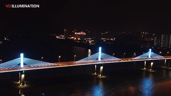 
outdoor usage programable led point light pixel source bridge lighting IP68 