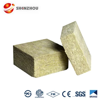 Sound Insulation Felt Fireproof Material For Fireplace Rock Wool