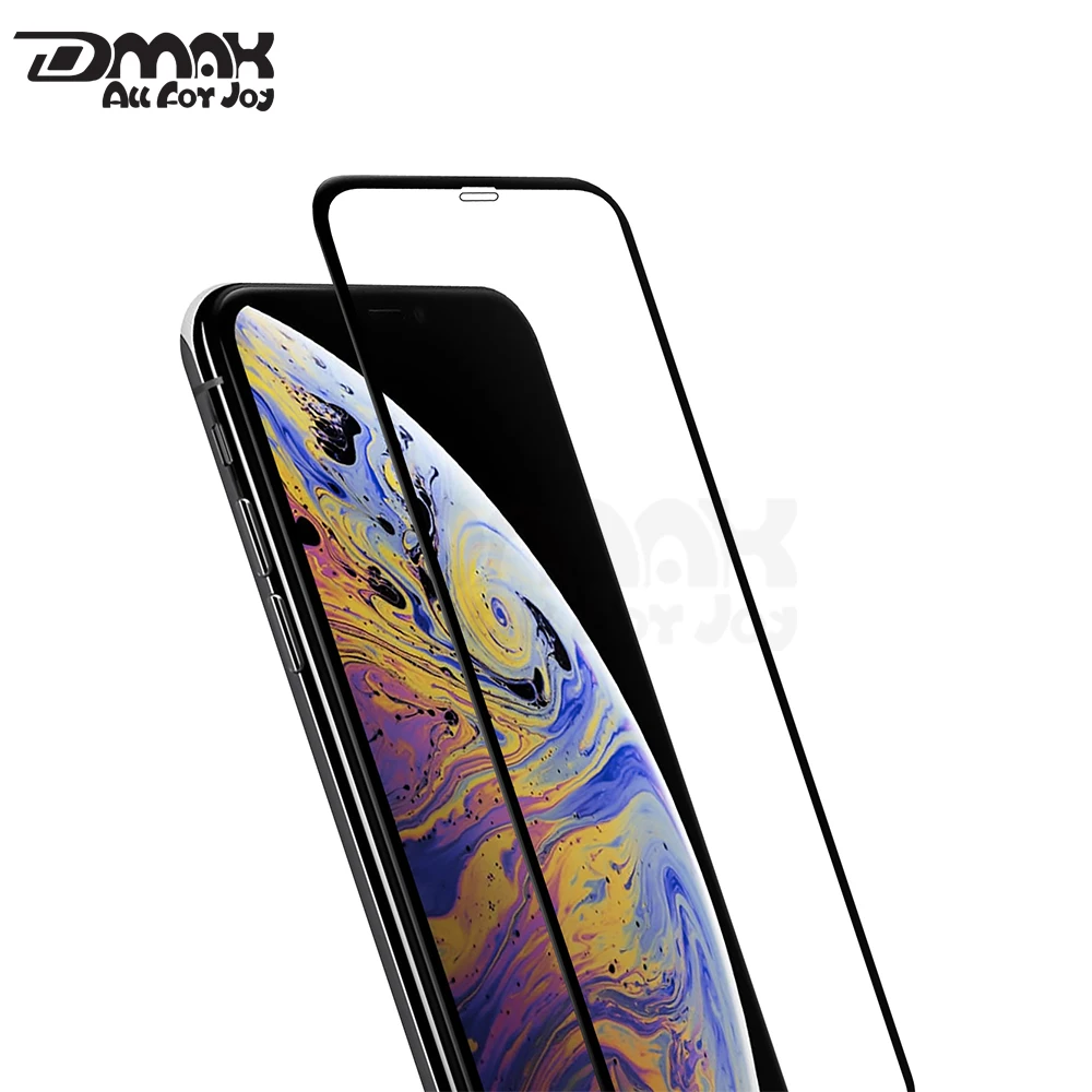 

Cell phone 9H 3D curved tempered glass full cover mobile screen protector for iPhone XS XS Max