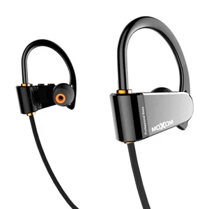 MOXOM Bluetooth Earphones IPX7 Waterproof & Ear Hooks