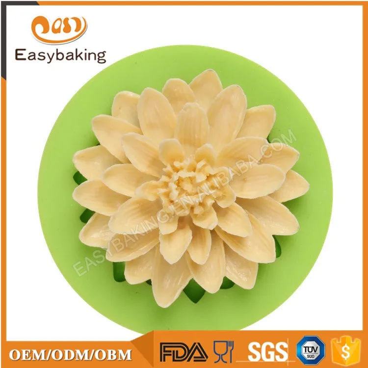 ES-4018 Fascinating daisy shape cake silicone cake decoration molds for cupcake / fondnat cake