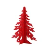 Christmas wooden Christmas tree tabletop decoration, DIY mini Christmas tree ornaments decorations