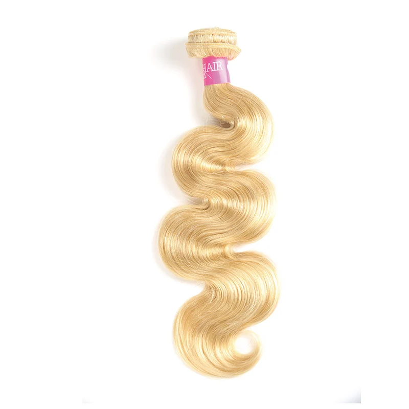 

ISEE HAIR-100% 613 Blond Brazilian Body Wave Human Hair Extensions