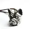 CH100 Huilin Silver Pug Charm Black Rope Necklace Puppy Dogs Pendant Jewelry NEW
