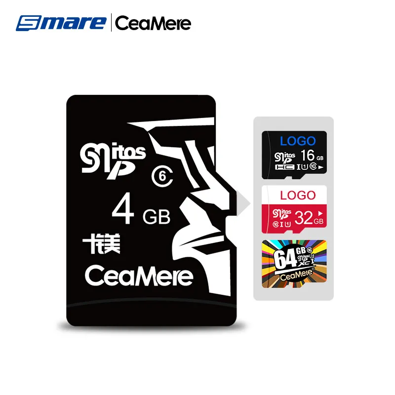 

Smare Wholesale Micro Memory SD card 4GB 8GB 16GB 32GB 64GB Class10 U3 High Speed Full Actual Capacity 128GB Micro TF SD Cards