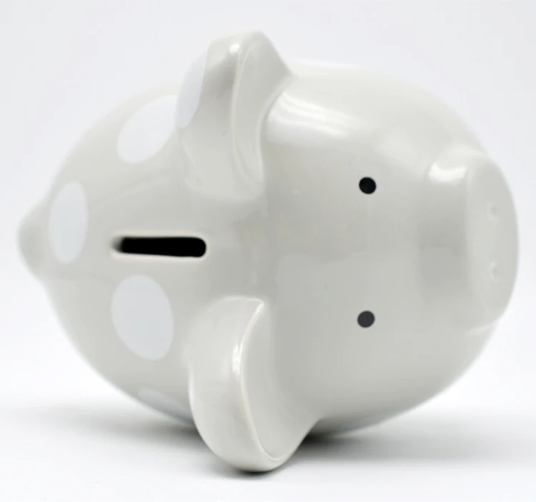 
Wholesale animal money piggy bank ceramic pig for children 