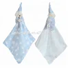 Plush Bear promotion coral fleece plush toy security baby blanket with gift hat
