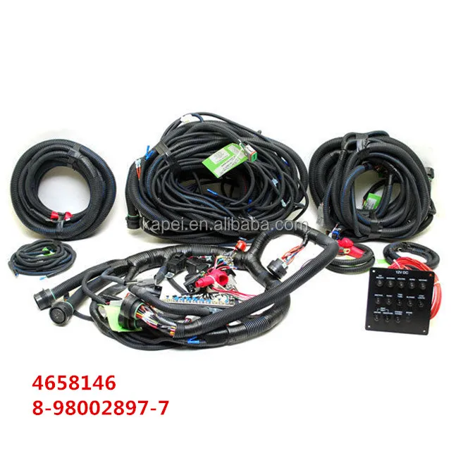 Sophisticated Technology Zx2103 Engine Wiring Harness 4hk1 Engine