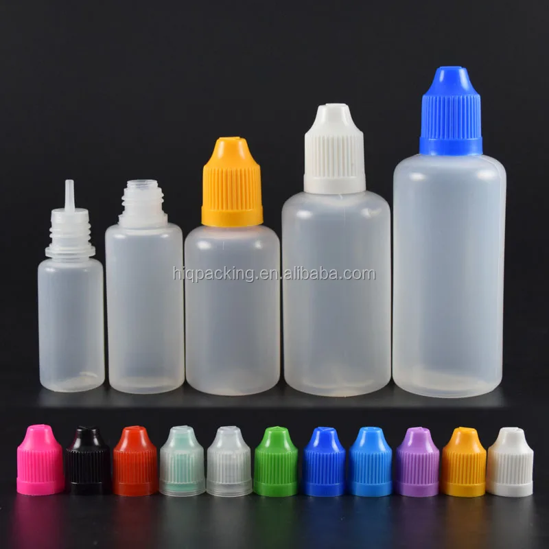 Free Sample 10ml Soft Squeeze Plastic Nozzle Bottle Long Thin Tip 20ml