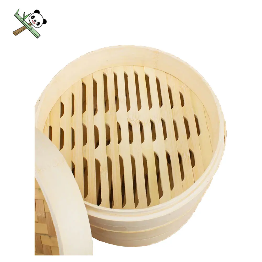 Wholesale Chinese Handmade Natural Black Bamboo Steamer Basket For Sale