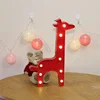 factory led animal giraffe battery operated marquee light room decoration