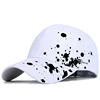 2019 New Style Custom Black Printed Women Cap Hats,Graffiti Dots Sunshade Couple Baseball Cap