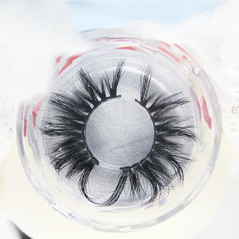 

Best lashes vendor wholesale creat your own lashes real mink 25mm lashes, Natural black