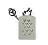 Pineapple bus card set female protective cover access control Korean students small fresh campus rice card key ring pendant