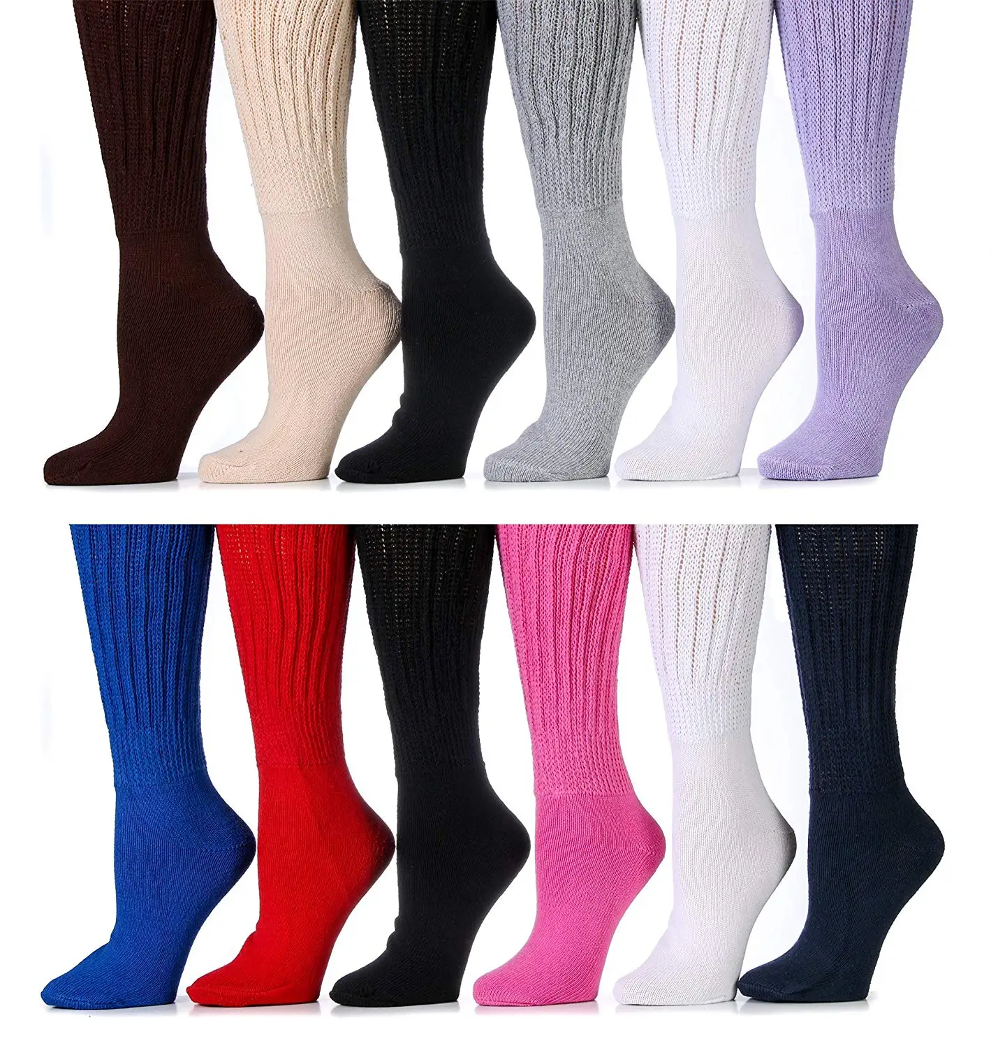 GIRLS PURPLE SLOUCH SOCKS SIZE UK 9-12 DANCE WORKOUT GYM FITNESS SOCKS NEW