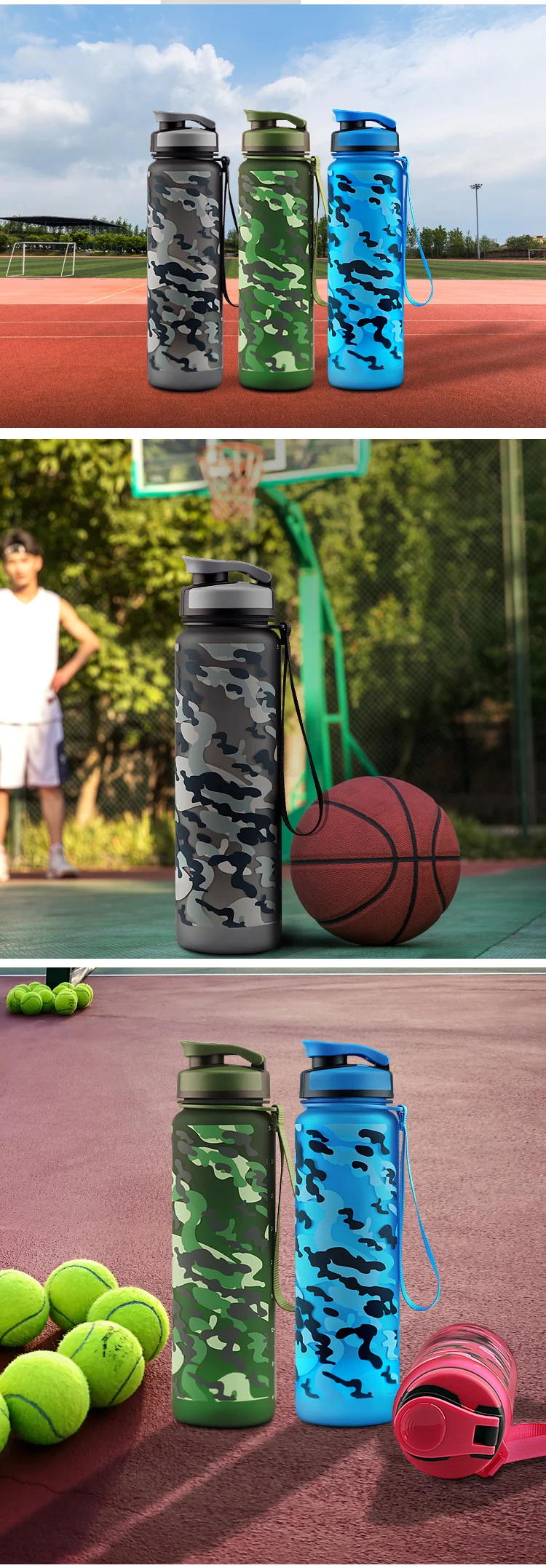 New products custom personalised Military kettle sports drink water bottle
