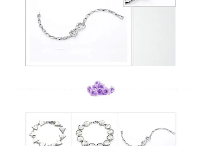 Wind bell design silver party jewelry fashion bracelets 2018