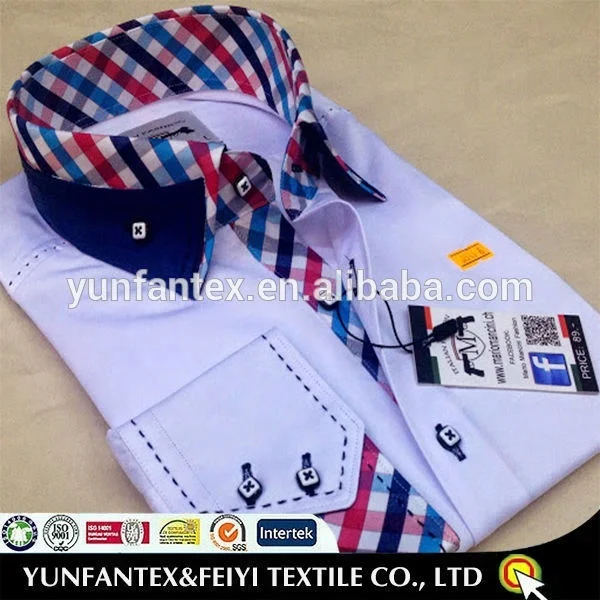 
2020 latest fashion manufactures 100 cotton cheapest Italy collar shirt for men 