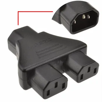 VISSQH 2 Pcs Connecteurs De Adaptateur Secteur De IEC 320 C14