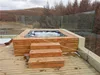 Europe Private Villa cheap outdoor spa bathtub