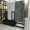 Customized Rotating Tile Display Stand Sliding Tile Display Rack Ceramic For Showrooms